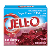 Jell-o Gelatin Dessert Sugar Free Raspberry Low Calorie Full-Size Picture